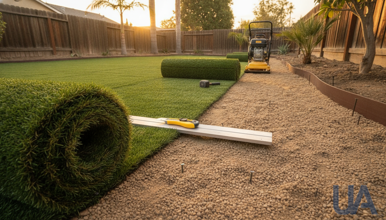 Residential Artificial Turf Installation